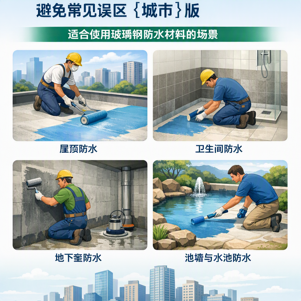 玻璃钢防水材料施工注意事项,避免常见误区 秦皇岛 版